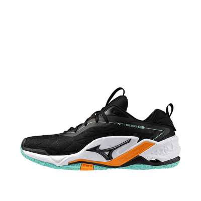 Mizuno Wave Stealth Neo 2 "Black/Tangelo/Ice Green" | X1GA240012