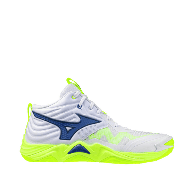 Mizuno Wave Momentum Elite MID "White/Lightning Yellow/Dazzlin" | V1GA251739