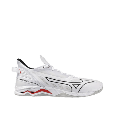 Mizuno Wave Mirage 5 "White/Black/Fiery Red" | X1GA235059