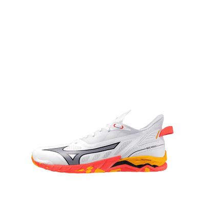 Mizuno WAVE MIRAGE 5 "White/Fiery Coral 2/Citrus" | X1GA235098