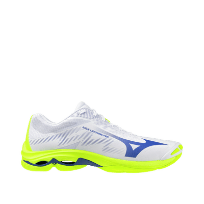 Mizuno WAVE LIGHTNING PRO "White/Lightning Yellow/Dazzling Blue" | V1GA266039