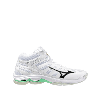 Mizuno Wave Voltage 2 MID "White/Black/Frozen Emerald" | V1GA246516
