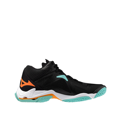 Mizuno Wave Lightning Z8 MID "Black/Tangelo/Ice Green" | V1GA240507
