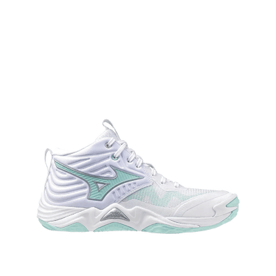 Mizuno Wave Momentum Elite MID "White/Blue Tint" | V1GC251745