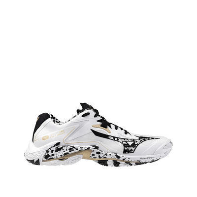 Mizuno Wave Lightning Z8 "White/Black/Gold" | V1GA240041