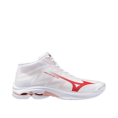 Mizuno Wave Lightning Pro MID "White/Rose Elegance/Lava Falls" | V1GC266573
