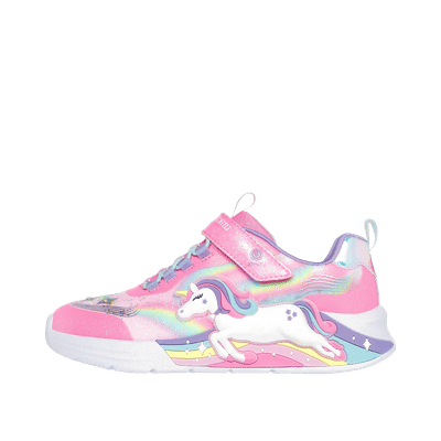 Skechers S-Lights Unicorn Chaser "Pink" | 302298LPKMT