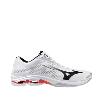 Mizuno Wave Lightning Pro "White/Black/Fiery Red" | V1GA266059