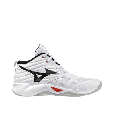 Mizuno Wave Momentum Pro MID "White/Black/Fiery Red" | V1GA254559