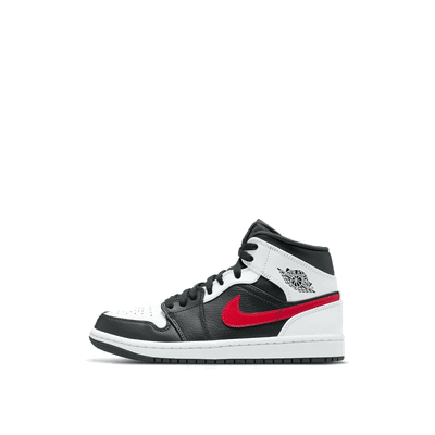 Air Jordan 1 Mid "Black Chile Red White" | 554724-075