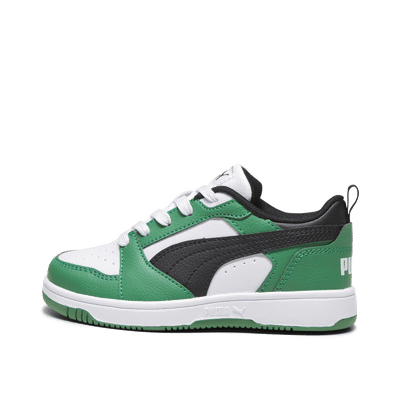 PUMA Rebound V6 Lo "White/Black/Archive Green" | 393834-05