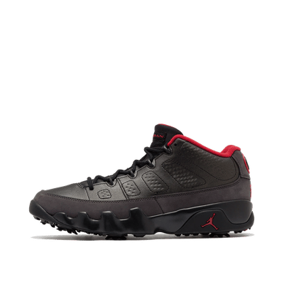 Air Jordan 9 Retro Low Golf "Black/Dark Charcoal/True Red" | FJ5934-002