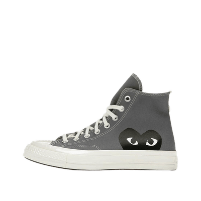 Converse Chuck Taylor All Star 70 Hi Comme des Garcons PLAY "Steel Gray/Egret/Black" | 171847CA08793C