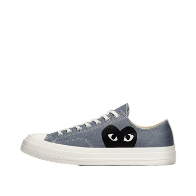 Converse Chuck Taylor All Star 70 Ox Comme des Garcons PLAY "Steel Gray/Egret/Black" | 171849CA08797C