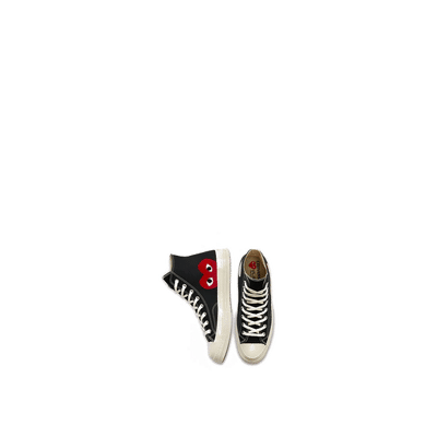 Converse Chuck Taylor All Star 70 Hi Comme des Garcons PLAY "Black/White/High Risk Red" | 150204CA08791C