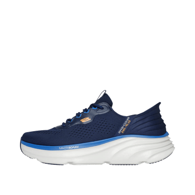 Skechers D'Lux Vapor Relaxed Fit "Navy/Orange" | 233060NVOR