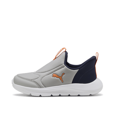 Puma FunRacer 2 SLIPTECH PS "Gray Echo/Vermillion/Navy" | 400582-07