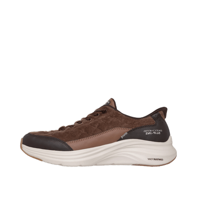 Skechers Slip-ins Contour Foam Cozy Fit Cordelux "Brown" | 232618BRN