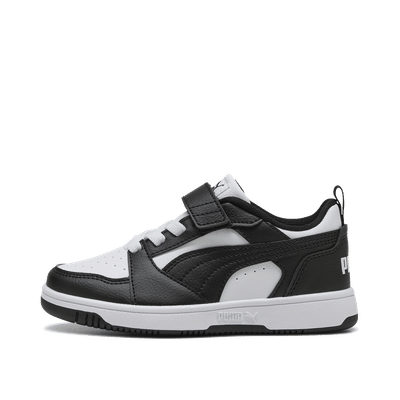 Puma Rebound V6 Lo Kids "White/Black" | 397419-01