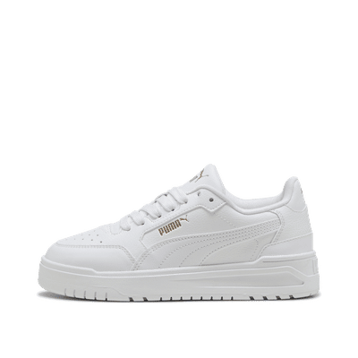 Puma Shuffle Downtown Low "White/Gold" | 403739-01