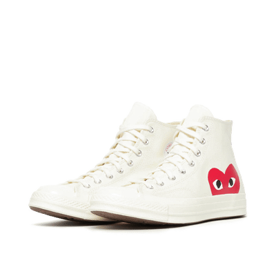 Comme des Garcons Play Chuck Taylor High "Beige" | P1K112WHT