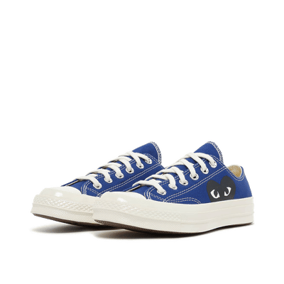 Comme des Garcons Play Black Heart Chuck Taylor All Star '70 Low "Blue" | P1K121BLU