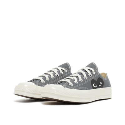 Comme des Garcons Play Chuck Taylor All Star '70 Low "Black Heart" | P1K121GRY