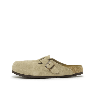 Birkenstock Boston Soft Footbed Clog "Taupe Suede" | 560771