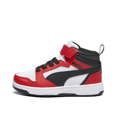Puma Rebound V6 MID "White/Black/Red" | 393832-03