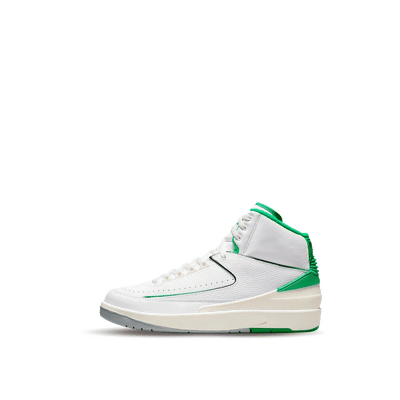Air Jordan 2 Retro "White/Lucky Green-Sail-Lt Steel Grey" | DR8884-103