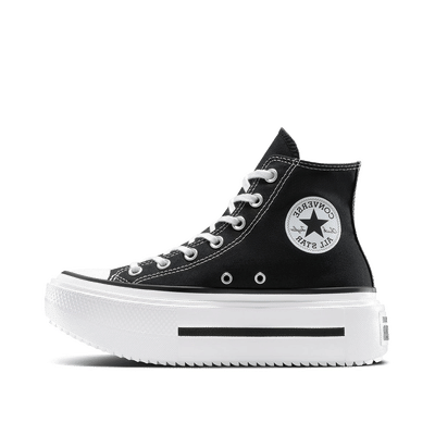 Converse Chuck Taylor All Star Lift Double Stack Black/White/Black | A12975C