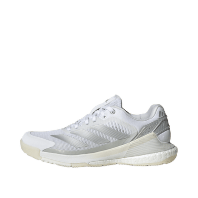 Adidas Crazyquick Boost Padel "Cloud White / Silver Metallic / Zero Metallic" | JR4660