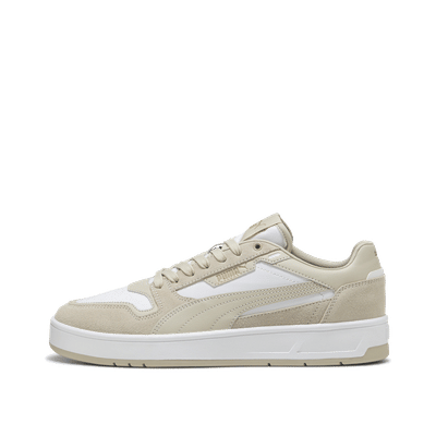 PUMA Court Classic Suede "White/Desert Dust/Gold" | 400215-03