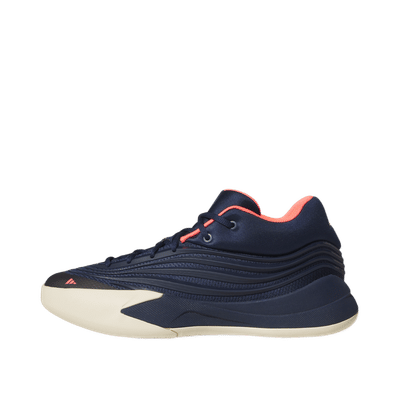 Adidas Dame X "Night Indigo / Warm Vanilla / Solar Turbo" | KI1621