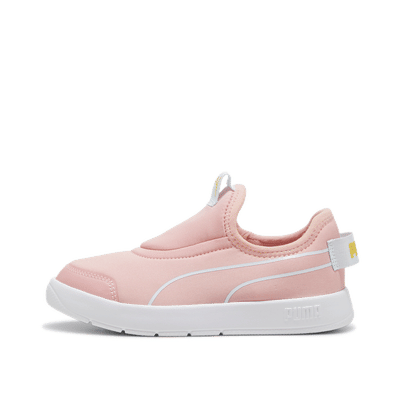 PUMA Courtflex V3 Kids "Peach Smoothie/Icy Blue" | 398880-02
