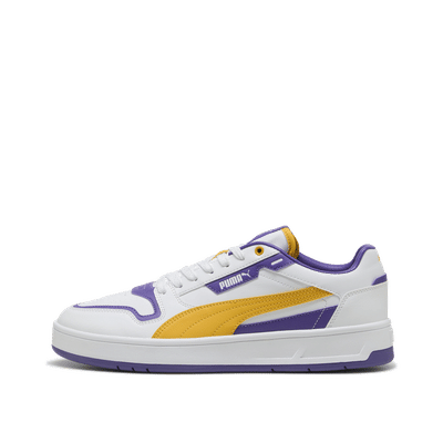 Puma Court Classic Street "White/Yellow Sizzle/Violet" | 400196-05