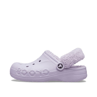 Crocs Baya Lined Fuzz-Strap Clog "Lavender" | 206633-530