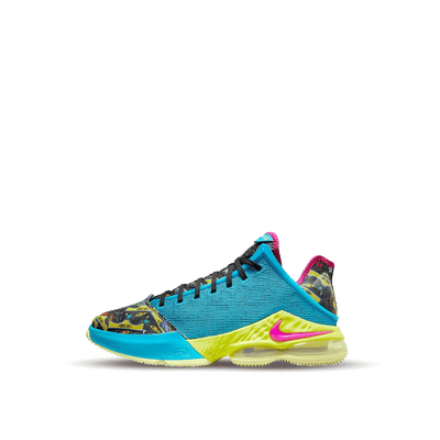 Nike LeBron 19 Low "Blue/Pink-Volt" | DM1058-500