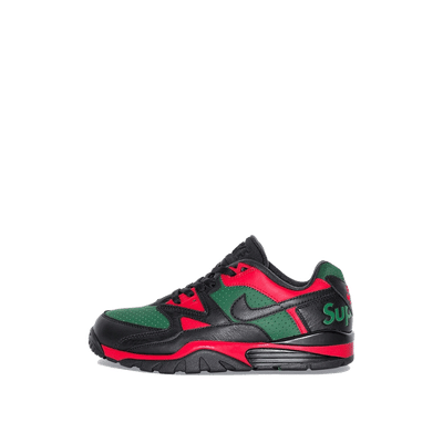 Nike Air Cross Trainer Low Supreme "Black/Green-Red" | CJ5291-001