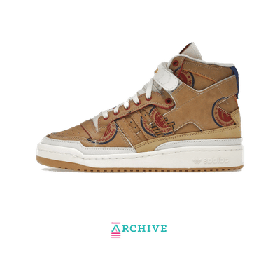 Adidas Forum 84 High Eric Emanuel "McDonald's All American Paper Bag" | GW9711