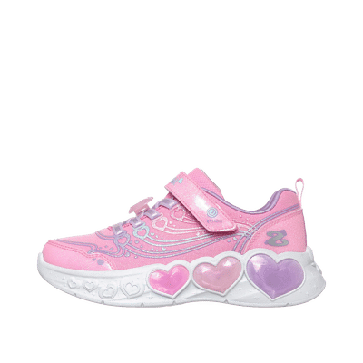 Skechers S-Lights Enchanted Heart Lights "Pink" | 303266NCPKMT