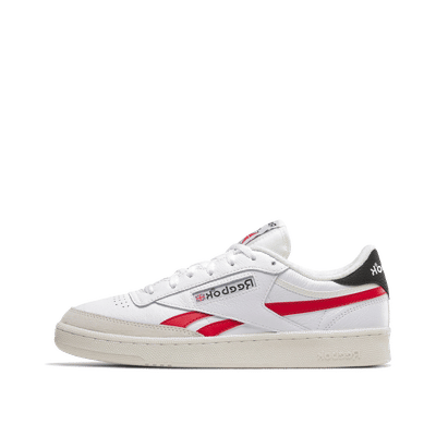 Reebok Club C Revenge "Footwear White/Black/Vector Red" | 100278998