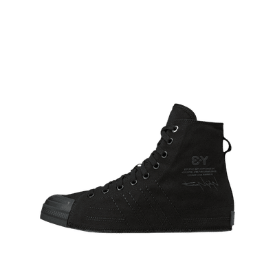 Y-3 Nizza Hi "Black/Black/Black" | JR8804