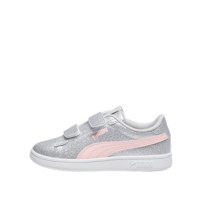 PUMA Smash 3.0 Glitz Glam "Glacial Gray/Frosty Pink" | 394686-02