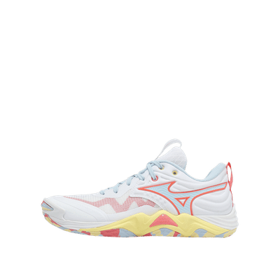 Mizuno Wave Momentum Elite Wmns "White/Calypso Coral/Pale Banana" | V1GC251235