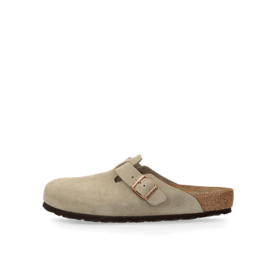 Birkenstock Boston Suede Leather Clog "Taupe" | 60461