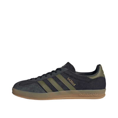 Adidas Gazelle Indoor "Core Black/Focus Olive/Carbon" | JQ8399