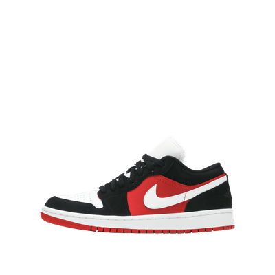 Air Jordan 1 Low Wmns "Black/White/Gym Red" | DC0774-016
