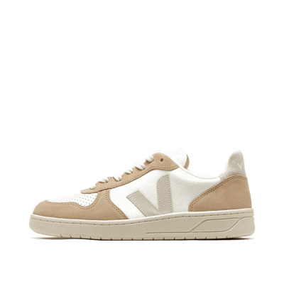 Veja V-10 Leather Wmns "Beige / Brown" | VX0503298A