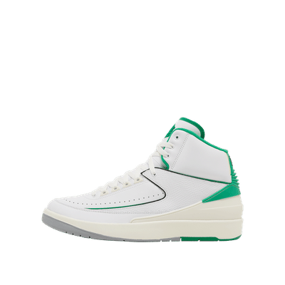 Air Jordan 2 Retro "White/Lucky Green-Sail-Lt Steel Grey" | DR8884-103